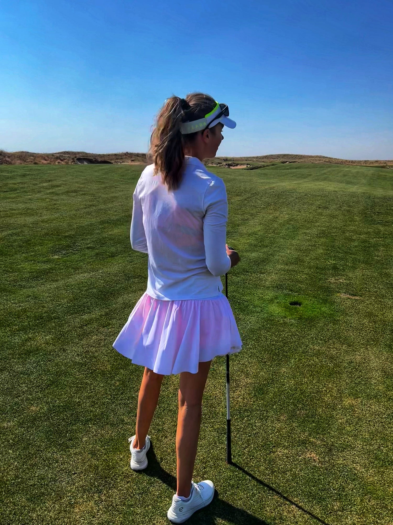 The Swifty Skirt - White & Coral