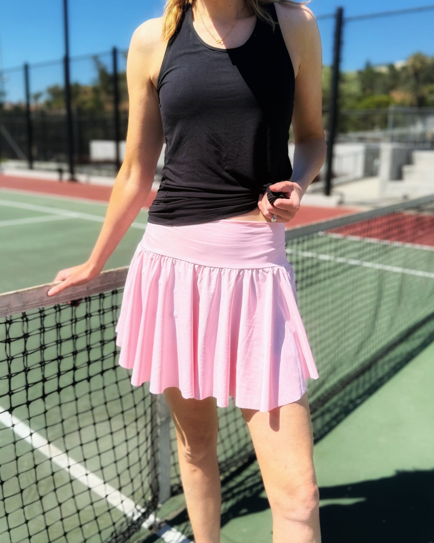 The Swifty Skirt - Pink & Black