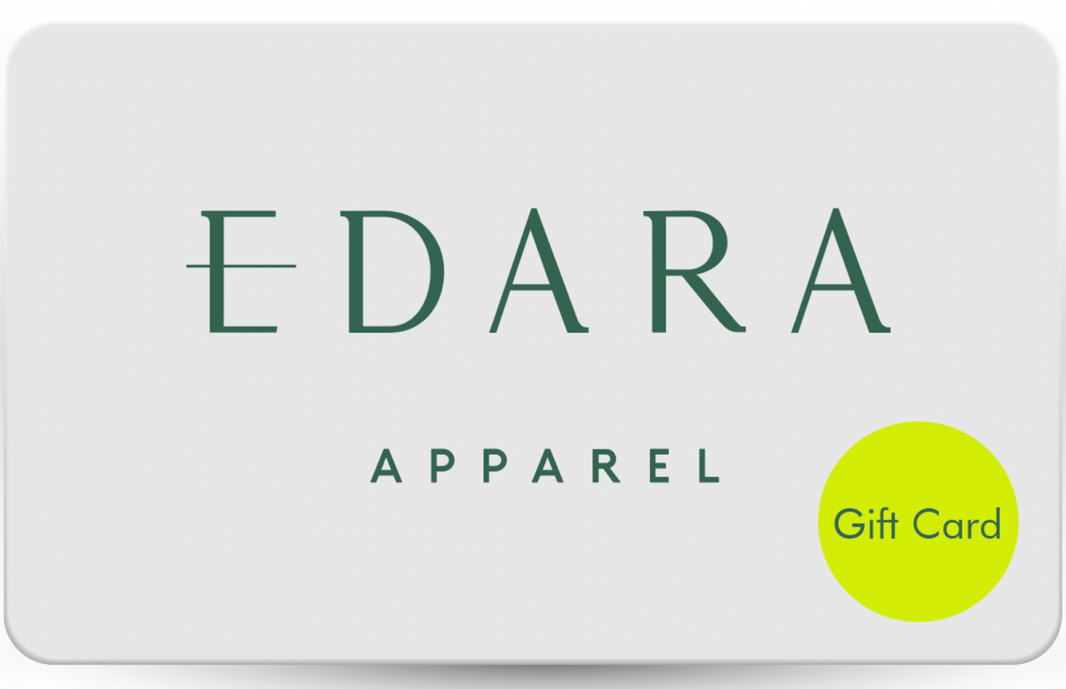Gift cards in varying amounts are available at Edara Apparel for your tennis and pickleball friends.