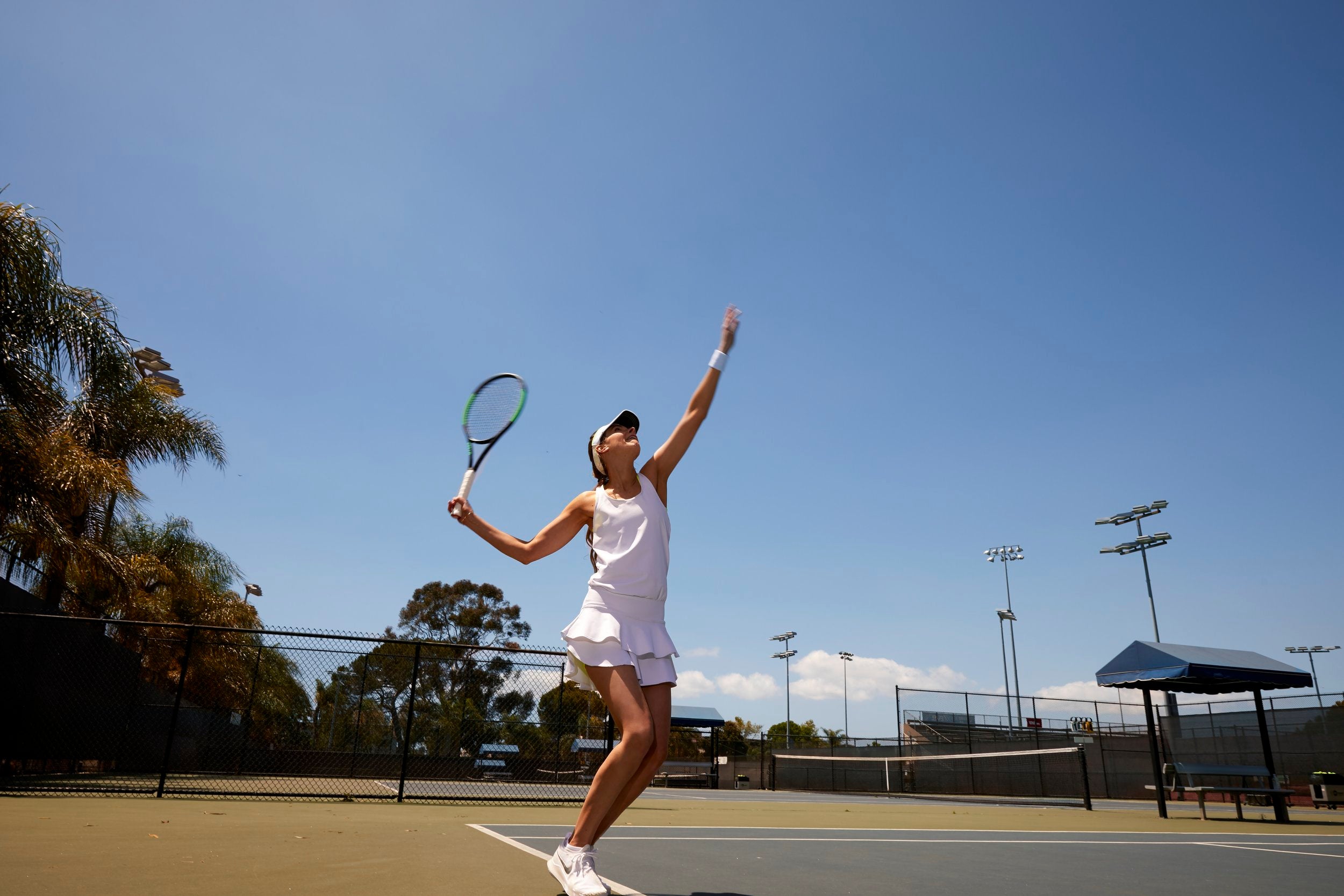 long tennis dress Tnuck Sport White Lightweight Compression Lucille White / L Generous stretch Black Sportif Tennis Dress |