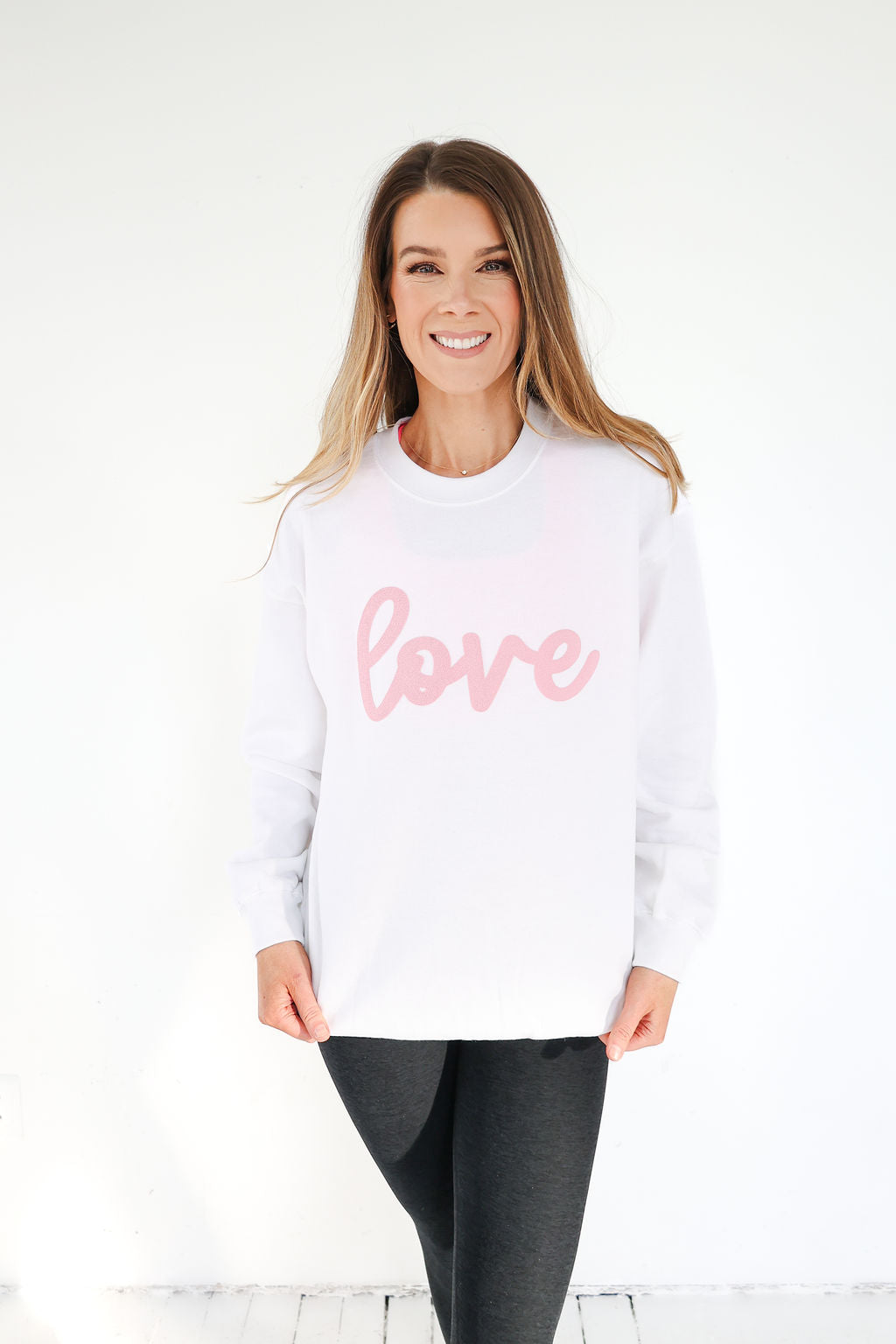The perfect cozy sweatshirt for Valentine's Day or any day of the year, especially if you play tennis! We love a tennis related play on words.